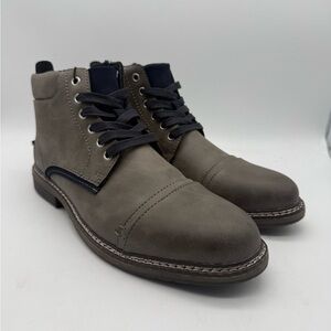 BRAND NEW Men's Ankle Cap Toe Boots SONOMA Fritz Grey